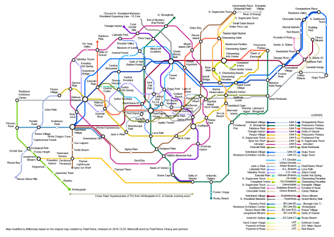 201812 Subway Map by Milklineep